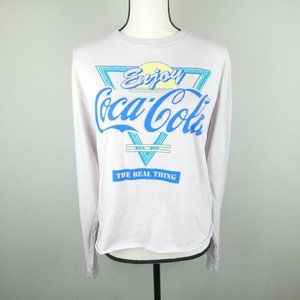 Coca-Cola Crew neck Long Sleeve Graphic T-Shirt